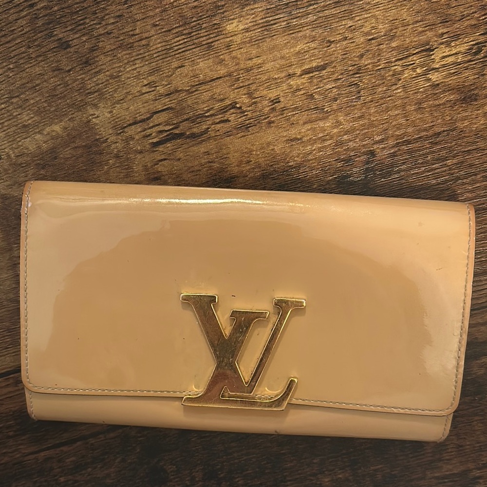 Louis Vuitton Tan Clutch